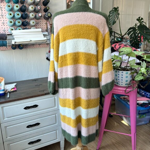 Anthropologie Striped Long Cardigan - O/S - Picture 8 of 8